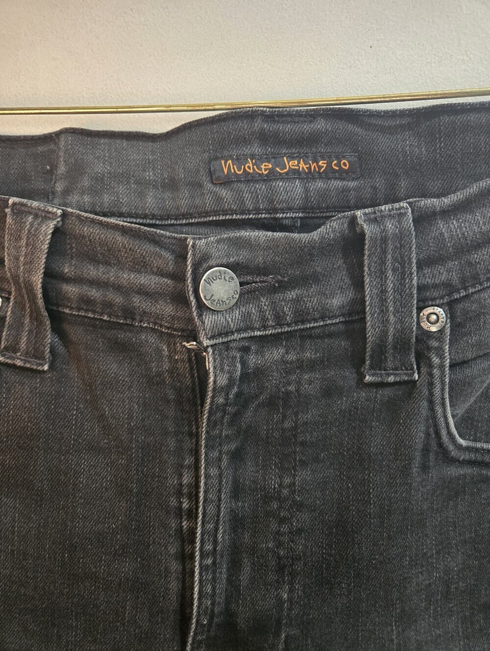 nudie jeans |thin finn | org black ring | vintage Early 2000s | DAMAGED - Picture 3 of 13